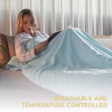 Compatible with ynm weighted blanket or any other brands in size 60''x80''. Ynm Kids Weighted Blanket And Duvet Covers Hot And Cold Duvet Cover Set 3 Pieces Green 36 X48 5lbs Suit For One Person 40lb Use On Twin Bed Pricepulse