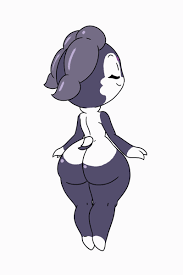 169028 - suggestive, artist:tansau, fictional species, indeedee, anthro,  series:pokethots by tansau, nintendo, pokémon, 2020, 2d, 2d animation,  animated, breasts, butt, digital art, ears, eyelashes, eyes closed, female,  frame by frame, fur, gif,
