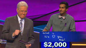 What are cnn's alex trebek fast facts? Alex Trebek Chokes Up On Jeopardy Over Contestant S Sweet Message Of Support Youtube