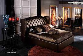 Edgemod gray ariella headboard with nailhead trim, queen size. Royal Brown Leather Bed Contemporary Bedroom Los Angeles By Eurolux Furniture Houzz
