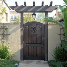 Old World Tuscan Wood Gate 210 Front Gate Design House Gate Design Wood Gate