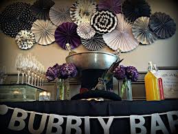 Shop for purple party decorations in purple party supplies. Black White Purple Blue Bridal Wedding Shower Party Ideas Photo 2 Of 44 Catch My Party