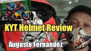 Augusto fernandez pictures, articles, and news. Kyt Helmet Augusto Fernandez Review Youtube