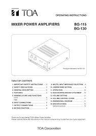 After this point you need to. Https Www Toa Products Com International Download Manual Bg 115 Mt1e Pdf