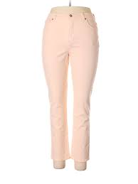 Details About Gloria Vanderbilt Women Pink Jeans 14 Petite