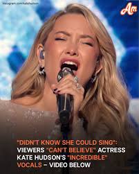 GOOSEBUMPS": Users are stunned by Kate Hudson's singing talent she's been  "HIDING" all these years. 😳 VIDEO of her performance at Little Big Town's  "Christmas at the Opry" 2024 is in the