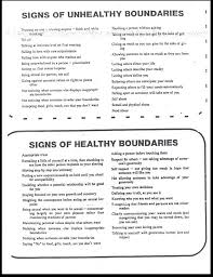 Signs Of Unhealthy Healthy Boundaries Http Faculty Elac Edu Antonaam Doc Articles Unhealth Healthy Boundaries Worksheets Relationship Boundaries Unhealthy