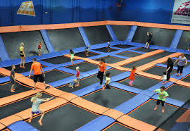 Sky Zone Indoor Trampoline Park Las Vegas Celebrates Grand Opening Vegas24seven Com Trampoline Park Sky Zone Indoor Trampoline