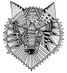 Wolf Hard Mosaic Coloring Pages 7172 Hard Mosaic Coloring Pages Coloringtone Book
