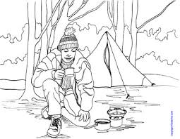 Maybe you would like to learn more about one of these? Camping Coloring Page Printable Pages From Kinderart And Kindercolor