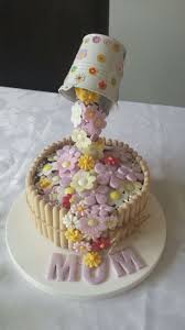 Anti Gravity Mother S Day Cake Anti Gravity Cake Gravity Cake Gravity Defying Cake