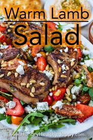 Warm Lamb Salad Recipe Lamb Salad Lamb Recipes Easy Salad Recipes