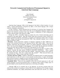 Includes requirements, graduation plan, and career information. Pdf Towards Computerized Synthesis Of Nonmanual Signals In American Sign Language Jerry Schnepp Academia Edu