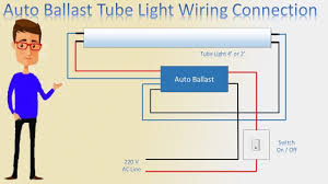 Testing a ballast with a multimeter. Auto Ballast Tube Light Wiring Connection Tube Light Earthbondhon Youtube