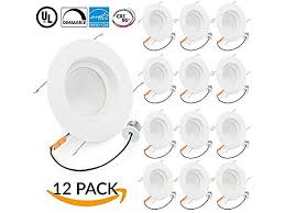 12 Pack Sunco 13watt 5 6 Inch Dimmable Led Recessed Retrofit Downlight