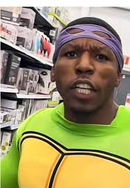 Aaron The Ninja Turtle Fights