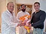 Salman Khan House Firing: Eknath Shinde Reached Salman's House, Salim Khan  Was Also Present During The Meeting.