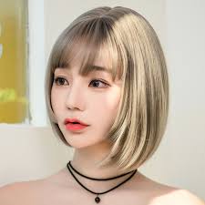 Thanks to the curled hair ends, the haircut embraces your face beautifully. Usd 34 48 Princess Cut Wig Female Short Hair Bobo Head Round Face Handsome å§«ã‚«ãƒƒ Ji Hair Style Korean Net Red Wig Set Wholesale From China Online Shopping Buy Asian Products