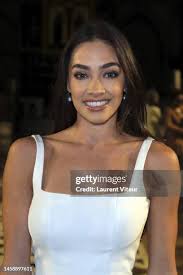 Model Monique Riley attends the Alin Le'Kal Haute Couture Spring... News  Photo