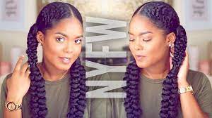 Braid each half of your hair into a separate french braid and secure it with an elastic band. 15 Easy Protective Hairstyles That Don T Require A Lot Of Skill Or Time