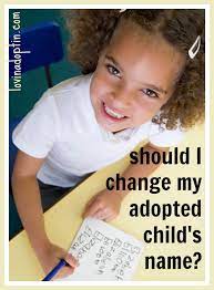 How to change my son's last name. Should I Change My Adopted Child S Name Lovin Adoptin Autism