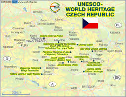Категория:карты чешской республики (ru) categoría de wikimedia (es); Map Of Unesco World Heritage Czech Republic Country Welt Atlas De