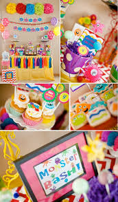 Birthday Party Table Decorations Girly Monster Bash Girl Birthday Party Planning Ideas Decorations Supplies Birthday Party Planning Baby Shower Party Planning Monster Birthday Parties
