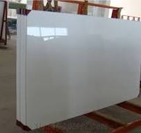 White Large Micro Crystallized Stone Slabs & Tiles Glass Panel for  Decorative Artificial Glass Stone Panel Tiles and Slabs from China - ...
