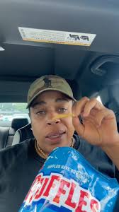 Trying the new spicy dill pickle ruffles