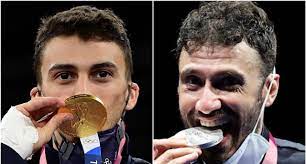 #olimpiadi2021 #medagliere #italiamedagliere olimpiadi tokyo 2020 luglio 26 con daniele garozzo per la scherma con medaglia oro e martinenghi 100 rana medagl. Primo Oro Dell Italia Dell Aquila Trionfa Nel Taekwondo Samele Argento Nella Sciabola Rai News