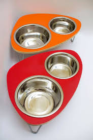 Mid Century Modern Dog Bowls Dog Bowls Raised Dog Bowls Pet Feeder