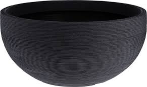 Check spelling or type a new query. Extra Large Ribbed Charcoal Round Bowl Planter Plant Pot 58cm Wide 8719202160802 Ebay Grote Buitenbloembakken Bloempot Zwart