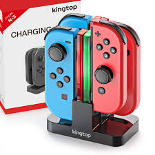 Here we'll take a look at the resulting power usage, and charging. Amazon Com Charging Dock Stand For Nintendo Switch Kingtop Joy Con Controllers Charger Station With Individual Leds Indicator And Type C Charging Cable Video Games