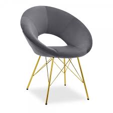 The warm gray sets off this bright orange, making it stand out even more. Charcoal Grey Velvet Daytona Accent Chair Modern Chairs