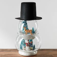 Fish Bowl Snowman Kit Christmas Miniatures Christmas And Winter Holiday Crafts Factory Direct Craft