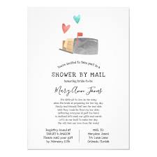 Long Distance Bridal Shower By Mail Invitation Zazzle Com In 2020 Bridal Shower Invitation Wording Wedding Invitation Etiquette Words Invitations