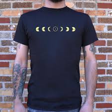mens eclipse moon phases t shirt shirts mens tshirts t shirt pinterest