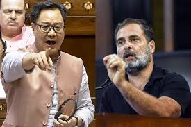 Kiren Rijiju: खतरनाक रास्ते पर राहुल गांधी... जॉर्ज सोरोस का हवाला देकर  केंद्रीय मंत्री किरेन रिजिजू ने विपक्ष बोला पर हमला