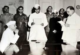 File:Dr. Babasaheb Ambedkar being sworn in as independent India's ...