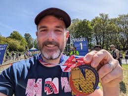 This year, the Manchester Marathon finish line moved to a new spot, with  the iconic Whitworth Building serving as the backdrop for every runner  crossing the line.