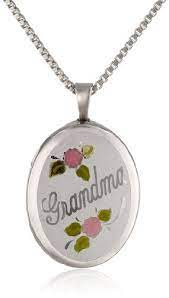Sterling Silver Engraved Grandma Oval Locket Necklace 18 Amazon Curated Collection Http Www Amazon Com Dp B00hzda5dc Ref Oval Locket Locket Necklace Locket
