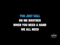 Lean On Me In The Style Of Bill Withers Karaoke Video With Lyrics No Lead Vocal Youtube Lean On Me Song Karaoke Songs Karaoke