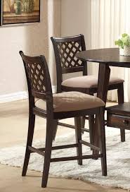 Tommy Lattice Back Counter Height Chairs Set Of 2 Acme Furniture Counter Height Chairs Furniture Acme Furniture