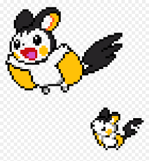 In this video james will show you how to activate the interactive pokemon motion sense wallpaper on the new pixel 4.how to set up and use motion sense on. Pokemon Pixel Art Grid Emolga Png Download Pixel Art Emolga Transparent Png Vhv