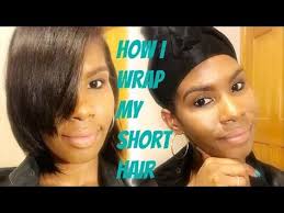 How I Wrap My Short Hair The Technique That Finally Works For Me Youtube Short Hair Styles Hair Hair Health