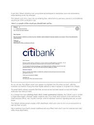 Citibank credit card one time password. Fake Scribd Phishing Email Spam