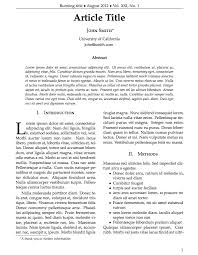 Generally, all abstracts must include the objective of the paper, methods used, outcomes or findings, and a conclusion to give the reader a clear picture of what the whole paper is all brief and captivating titles are preferable when coming up with an abstract for the conference. Latter Paper Format Journal