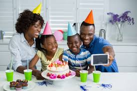 Birthday Party At Home With Family Pin On Vectors Design Elements