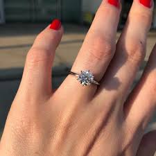 This Platinum Six Prong Solitaire By Blue Nile Is The Ultimate Classic Engagement Ring S Elegant Engagement Rings Wedding Rings Unique Classic Engagement Rings