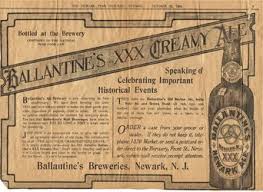 Image result for White 1957 Ballatine Ale Company